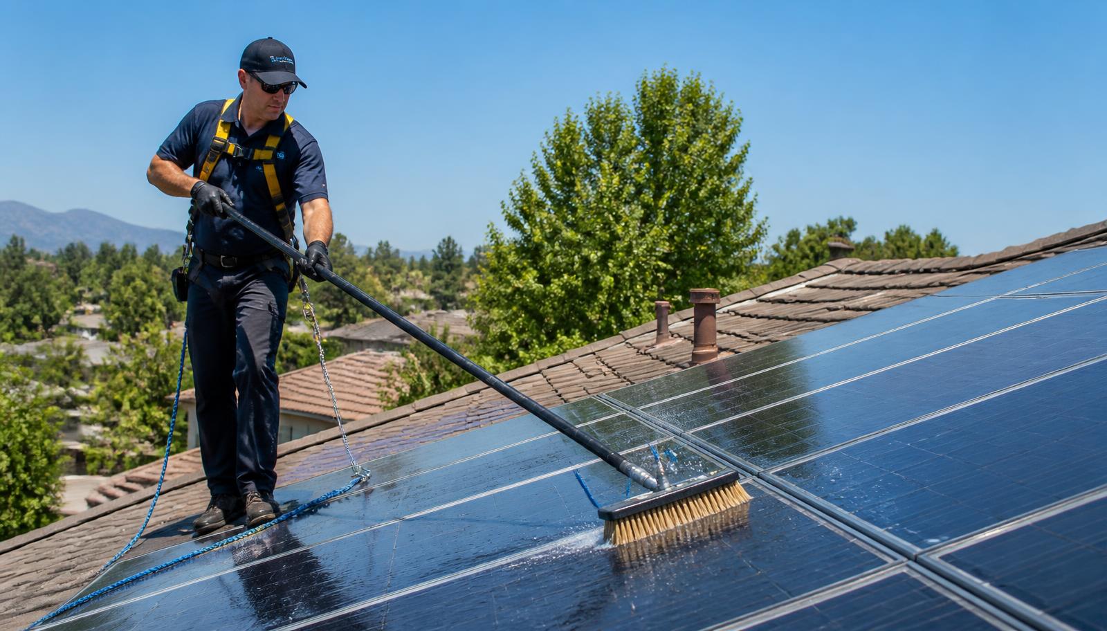 Solar Panel Cleaning in Austin, TX by Casa Washa