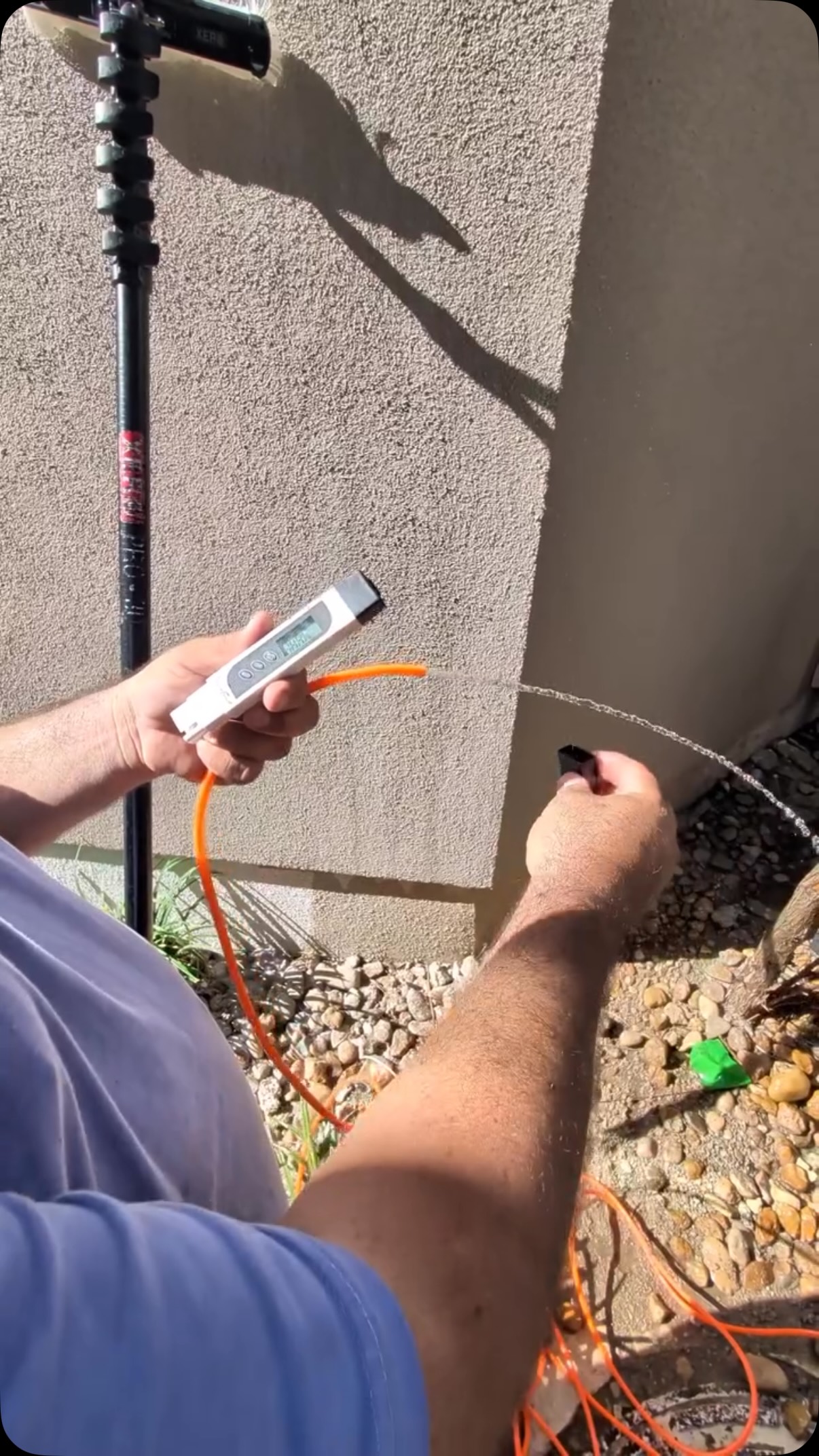 Never eat yellow snow. ❄️
Never clean windows without testing your water. 💧

Wonder why the last guys “cleaned” your windows but still left spots? 👀

Tap water contains dissolved minerals. When the water dries, those minerals stay behind—leaving spots and streaks on the glass.

That’s why we test our water with a TDS meter. The closer to 0 PPM, the purer the water and the cleaner the finish. 💧✨

Clean water = clean windows

#goodvibes #clean #survivalkit #windowcleaning #standard
