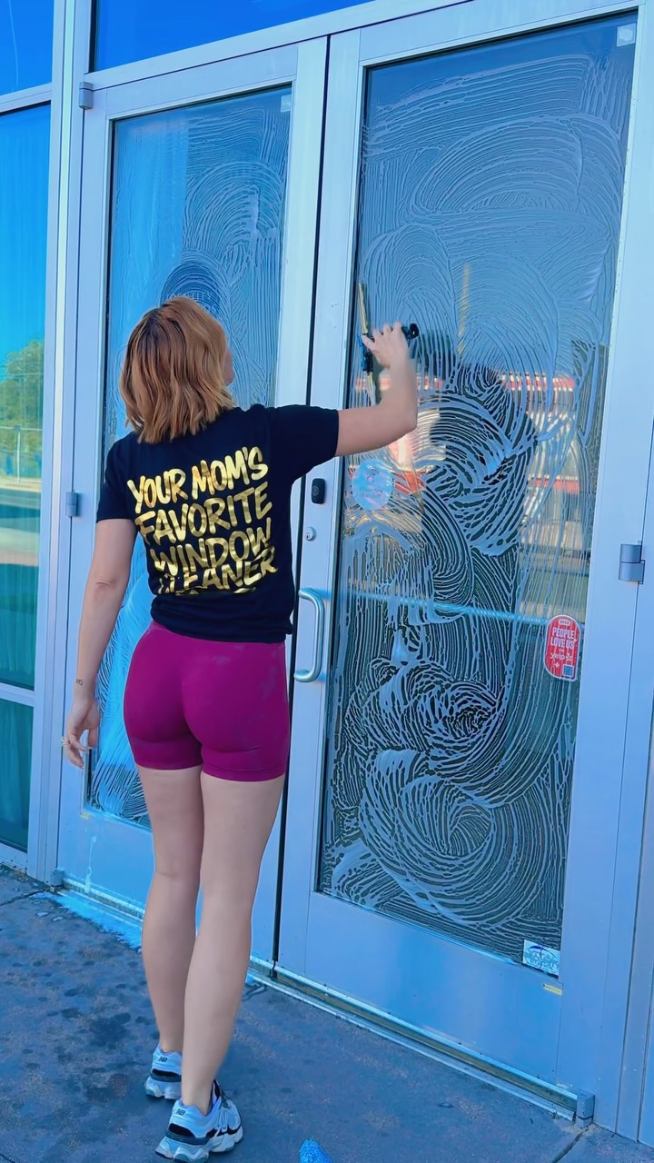 The boss doesn’t just run the business—she gets her hands dirty too. 🧼

Ally making Austin storefronts shine, two windows at a time. 🫡 

@cleanhabitsllc @sageandmaincrew if you want cool shirts like us 😉 

#goodvibes #satisfying #fyp #windowcleaning #explore