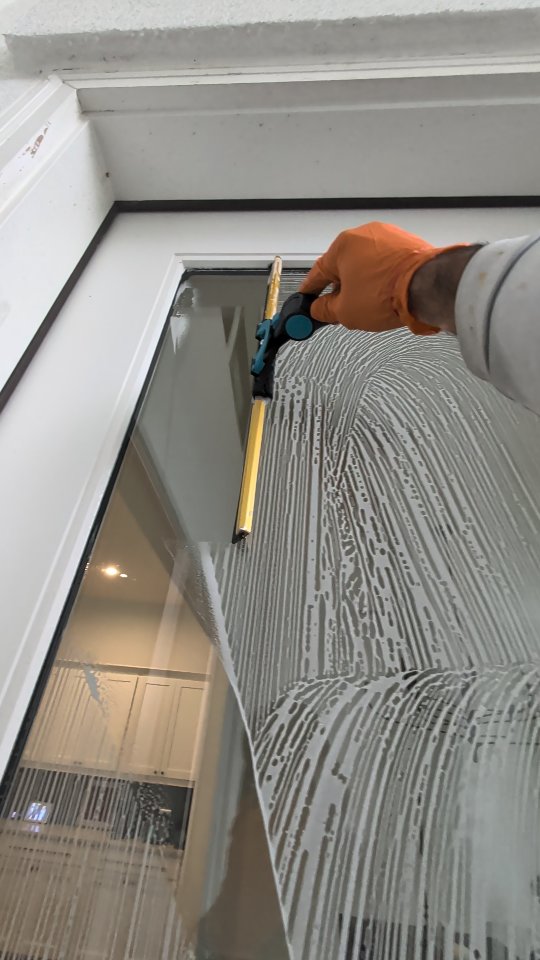 Watching those suds disappear from the glass never gets old. But the real satisfaction? That final reveal when the glass looks like it isn't even there.

No streaks. No shortcuts. Just a clean finish from top to bottom.

The little details make the biggest difference.

#WindowCleaning #sundayvibes #OddlySatisfying #SatisfyingCleaning #foryoupage