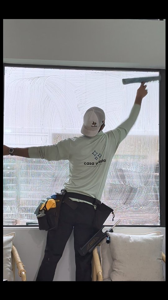 A window this big deserves to disappear.

There’s nothing better than watching a wall of glass go from “yeah, that needs cleaning” to barely looking like there’s glass there at all.

Mop it. Scrub it. Squeegee it. Detail the edges.

Because when the window is this big, streaks don’t exactly hide.

Clean glass. Better view.

#WindowCleaning #SatisfyingCleaning #goodvibes #saturdayvibes #luxuryhomes