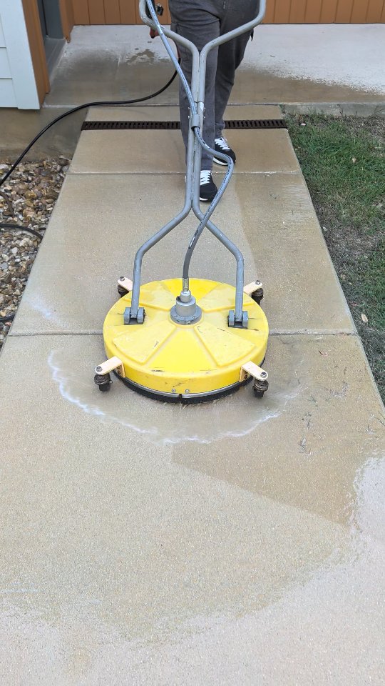 Drawing the line on dirty concrete.

This walkway got the Casa Washa treatment, and the surface cleaner is doing what it does best—lifting buildup and revealing the original concrete underneath.

No fancy edits. No filters. Just a clean line separating the before from the after.

Concrete evidence that a little maintenance goes a long way.

📲 Walkways, patios, or driveways looking a little worse for wear? DM us “CLEAN” for a quote.

#SurfaceCleaning #PressureWashing #OddlySatisfying #foryoupage #BeforeAndAfter