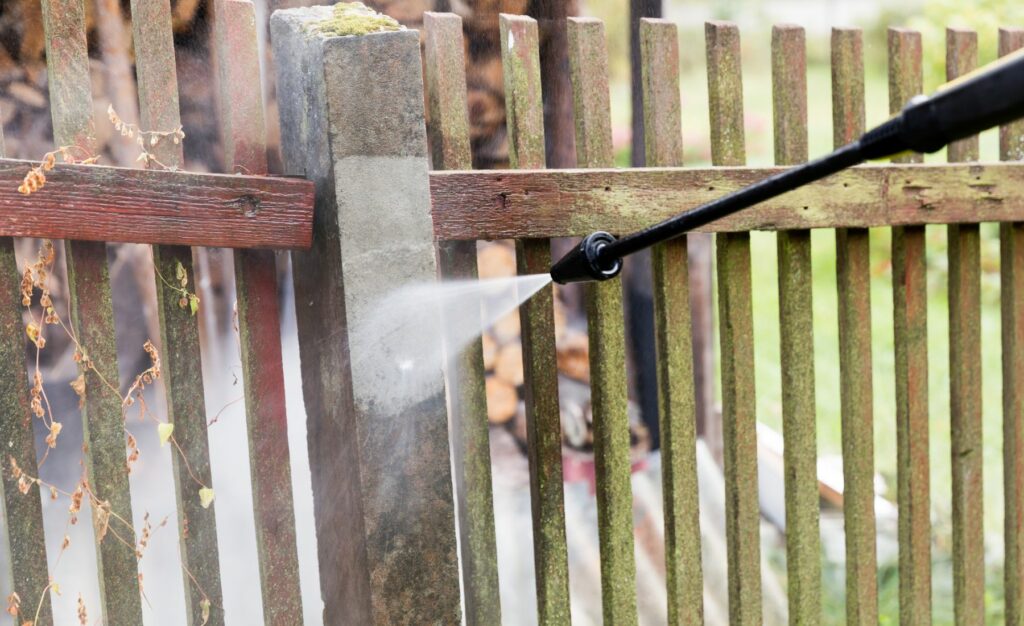 Pressure Washing And Roof Cleaning Austin TX Post Fence